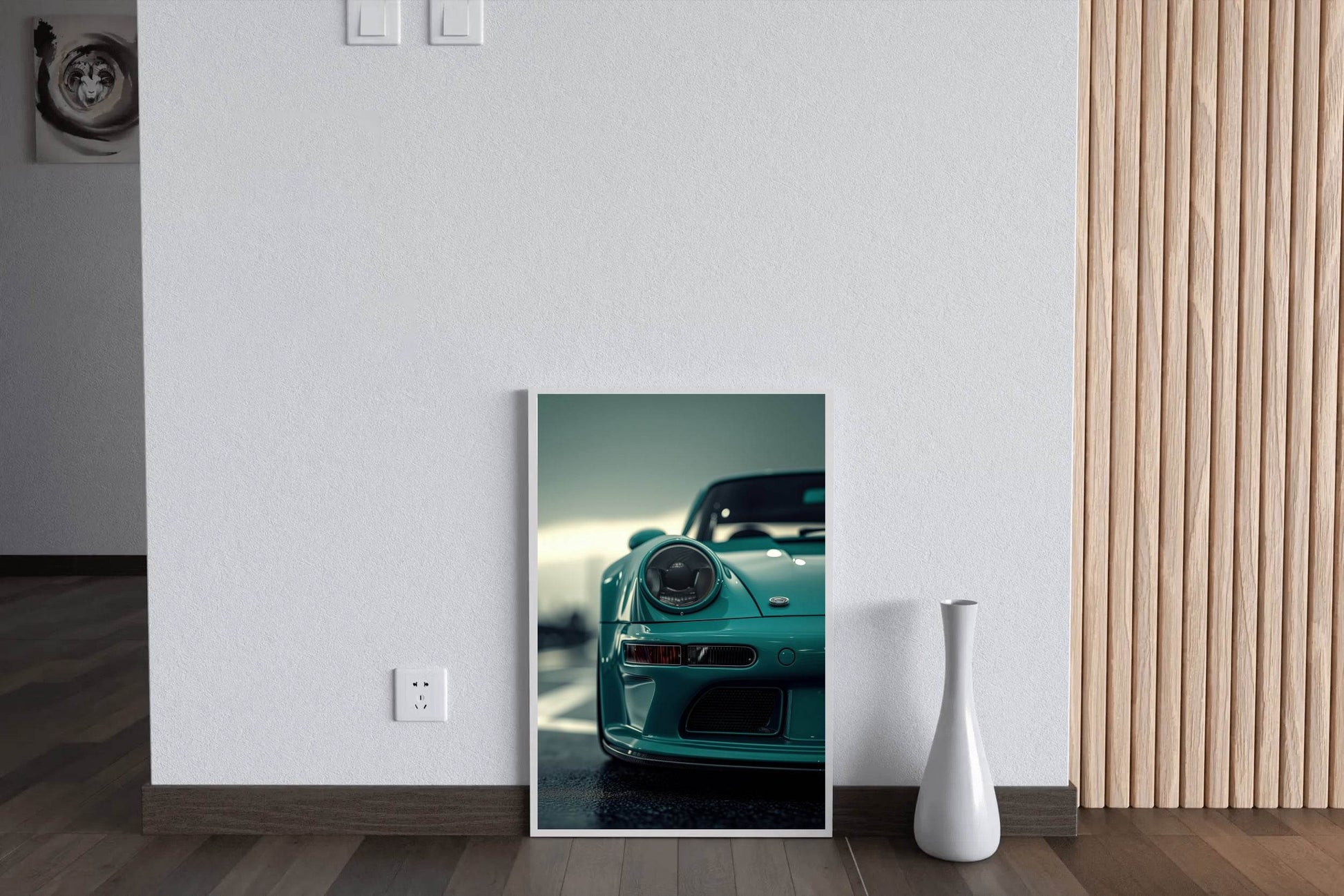 Porsche 911 RWB Blue Wall Art - beink online art store