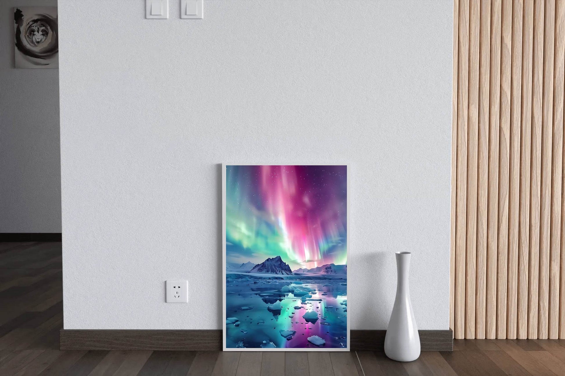 Aurora Over Ice Wall Art - beink online art store