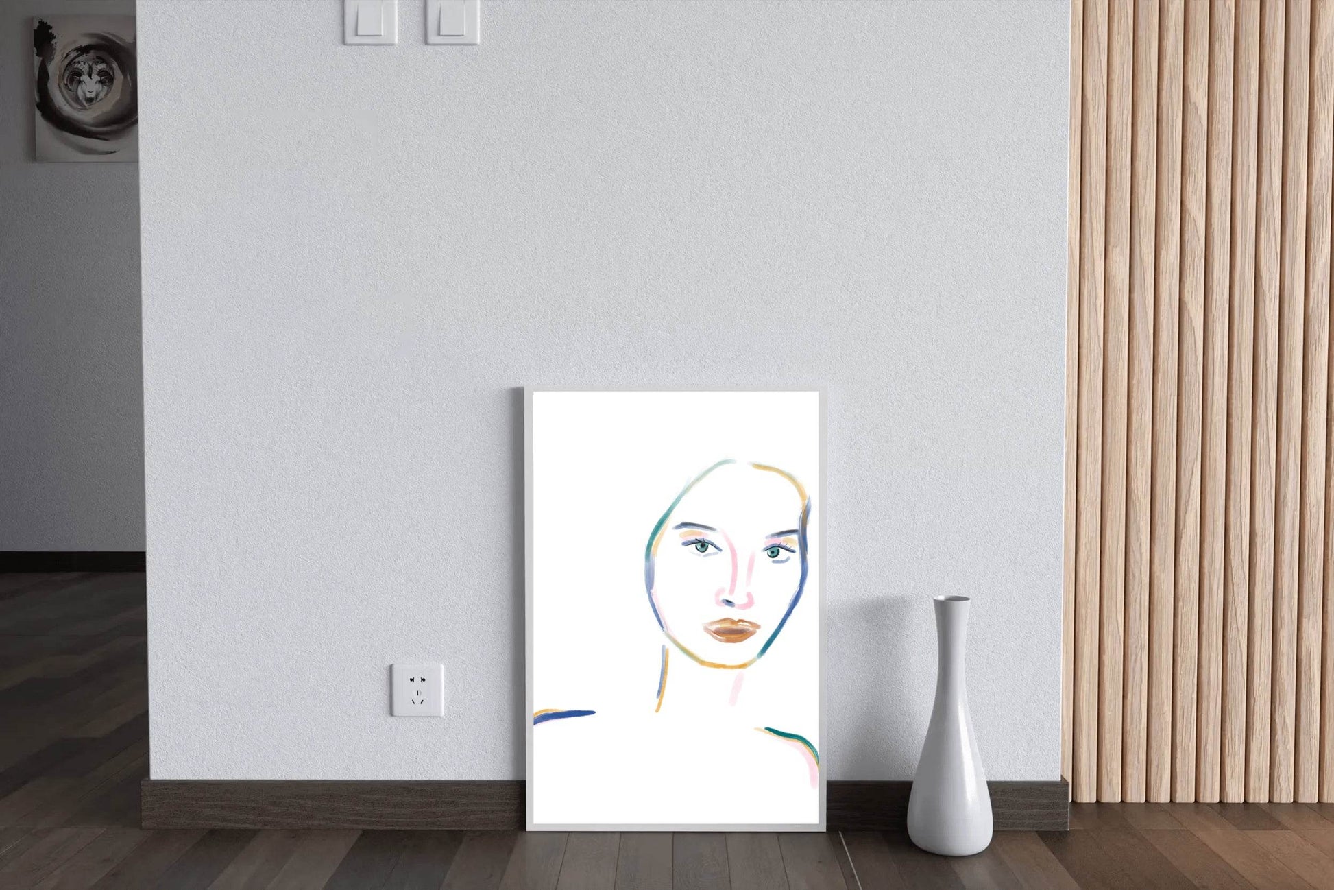 The Woman Pale Face Wall Art - beink online art store