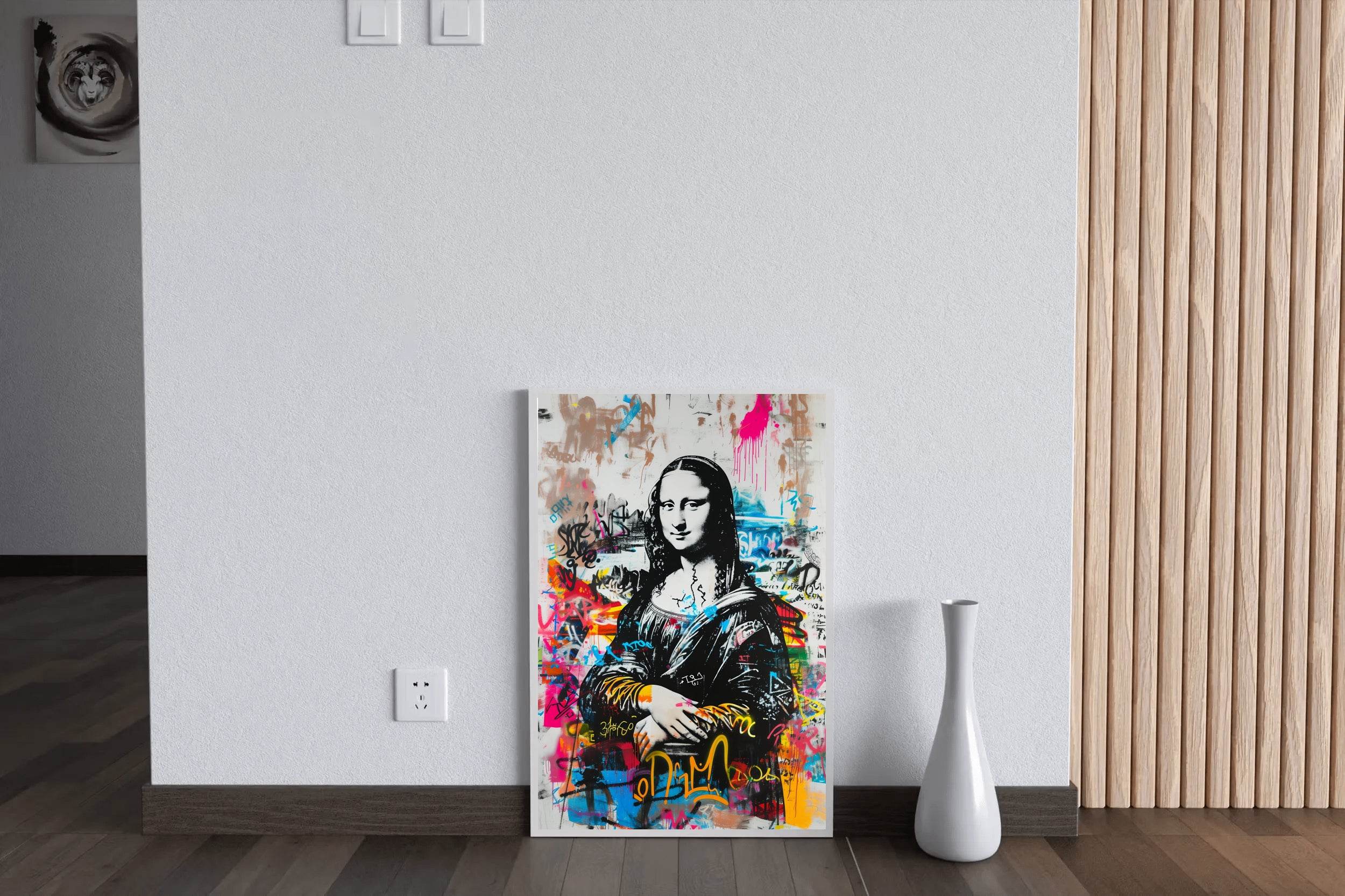 Mona Lisa Graffiti Style Wall Art - beink online art store