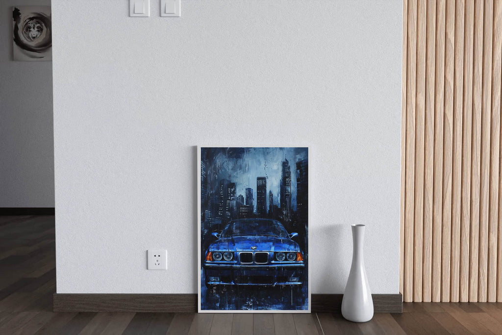 BMW Blue Wall Art - beink online art store