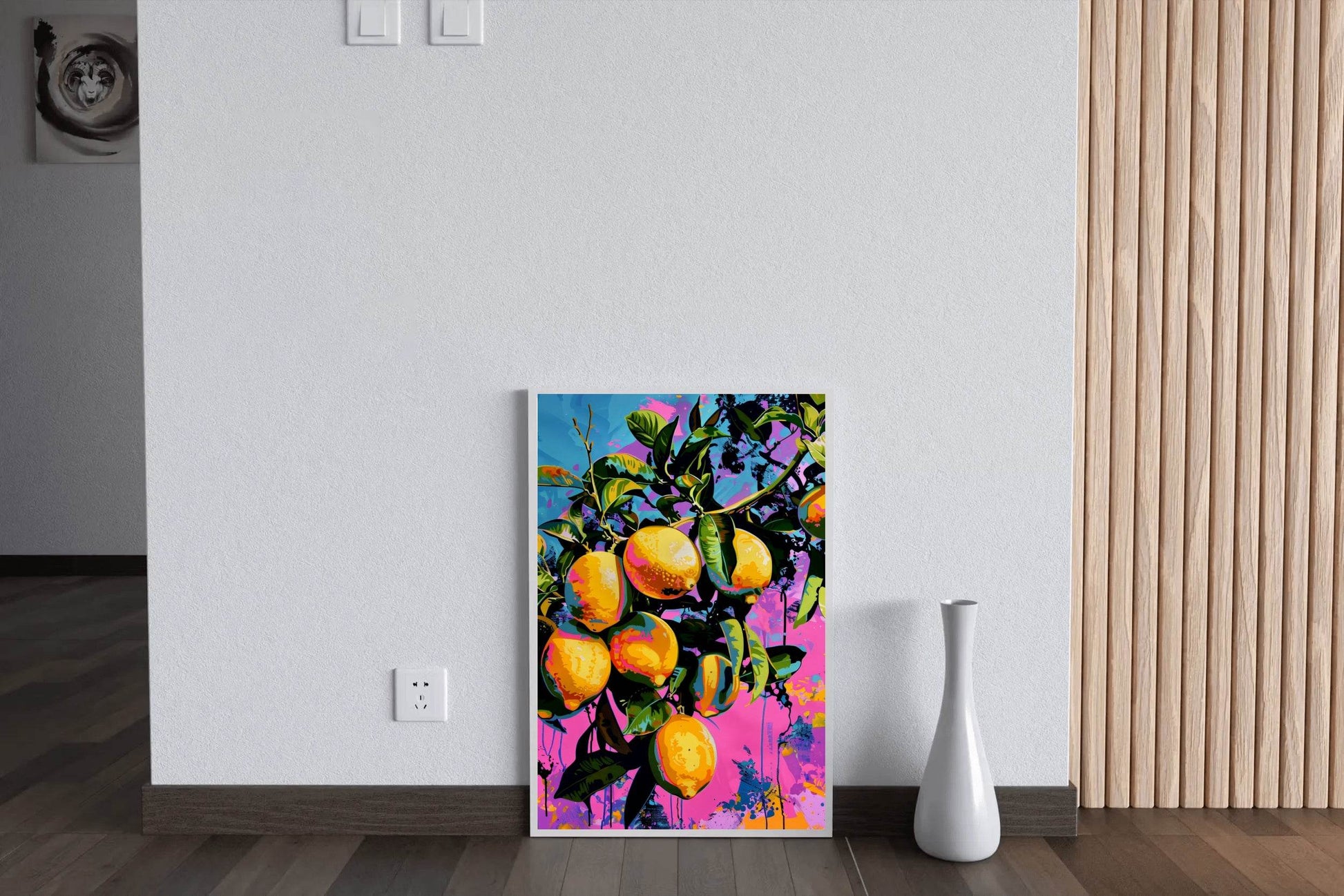 Vibrant Lemon Grove Wall Art - beink online art store