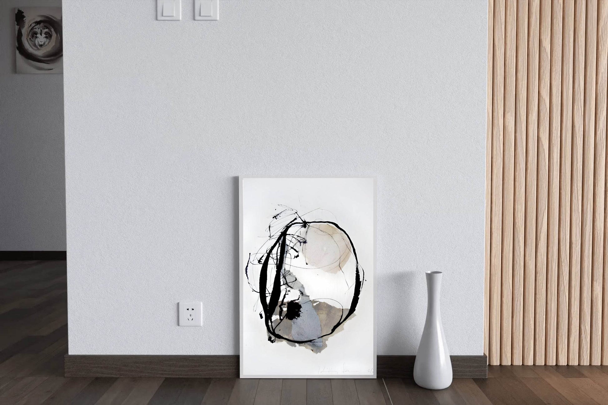 Cosmic Orbit Sketch Modern Wall Art - beink online art store