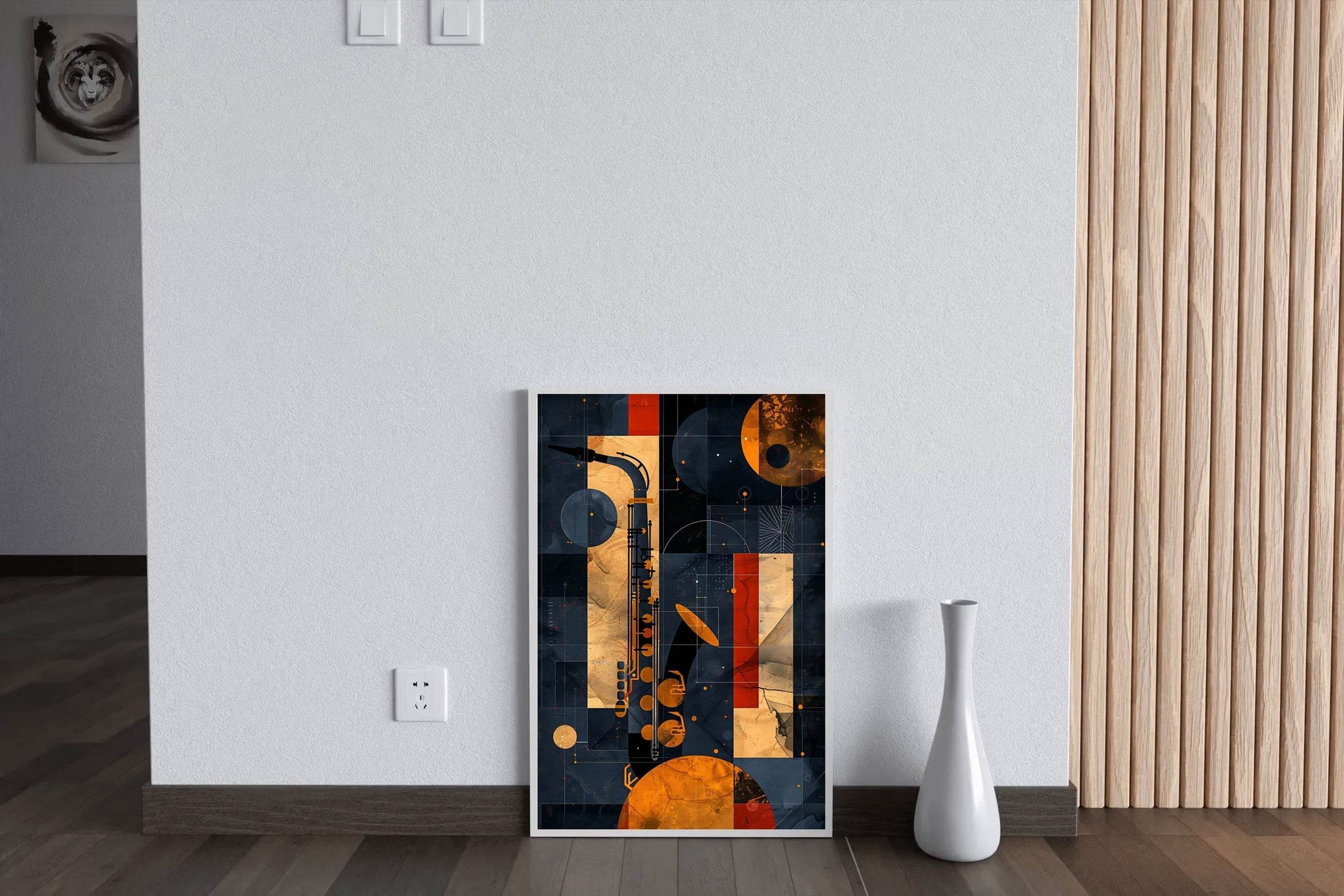 Saxophone Oil Painting Wall Art - beink online art store