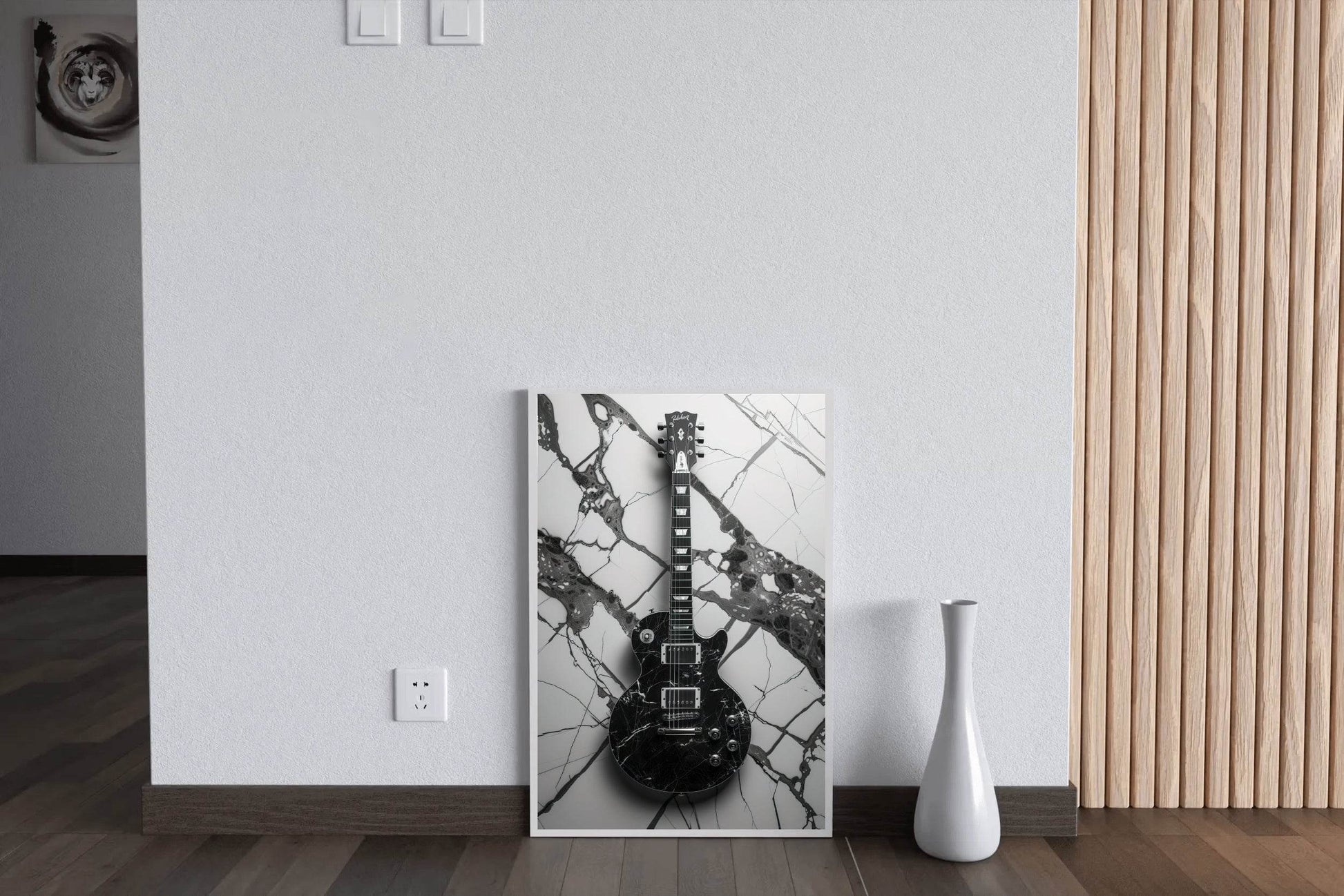 Rock Roll Guitar Wall Art - beink online art store