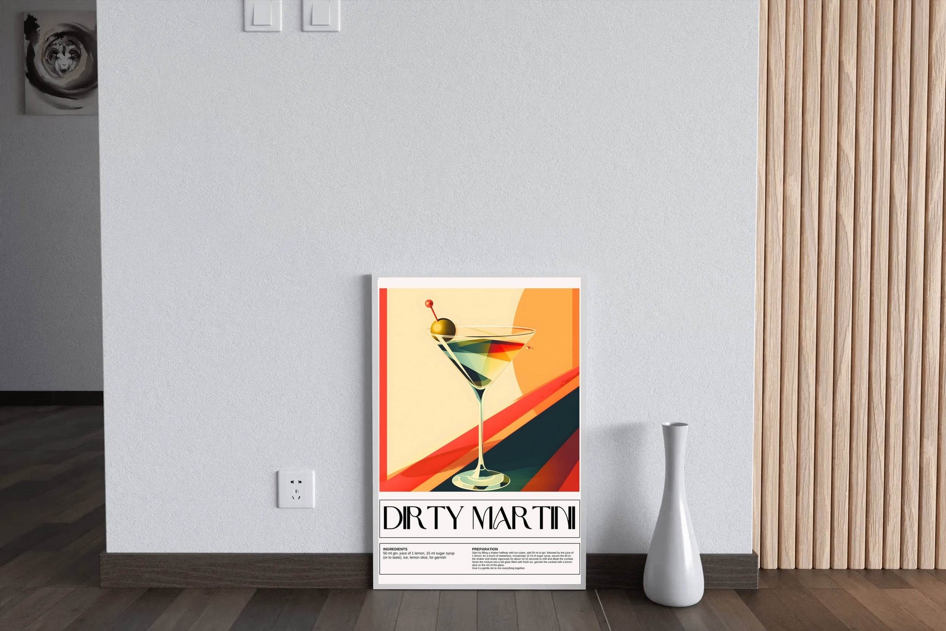 Dirty Martini Wall Art - beink online art store