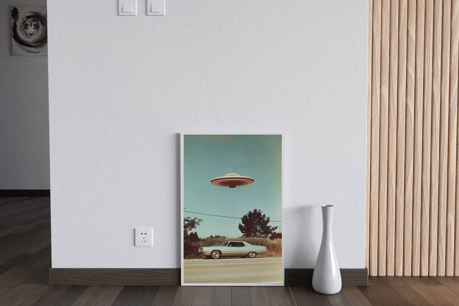 Aliens In The Car American Wall Art - beink online art store