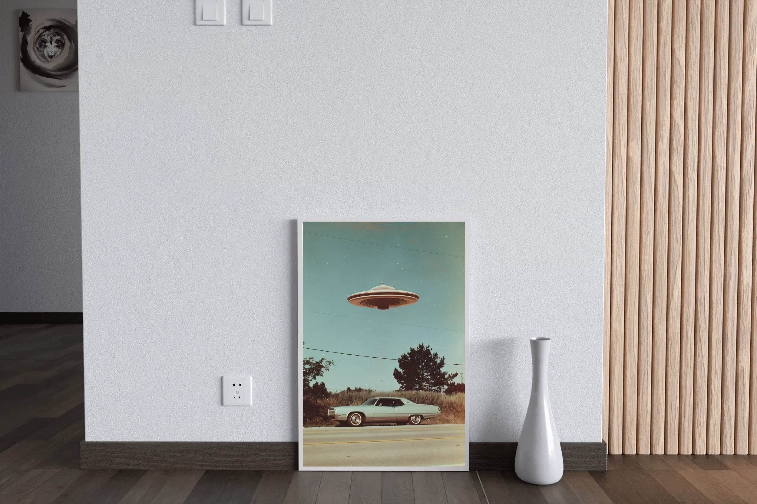 Aliens In The Car American Wall Art - beink online art store