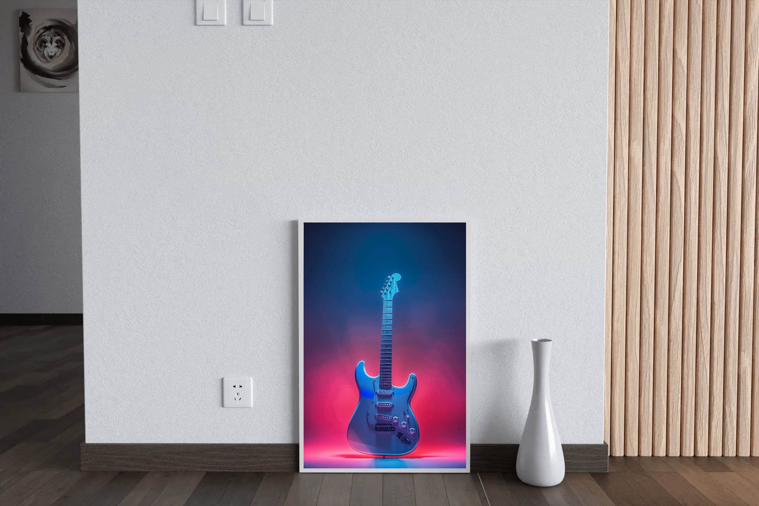 Jazz Electric Guitar Wall Art - beink online art store