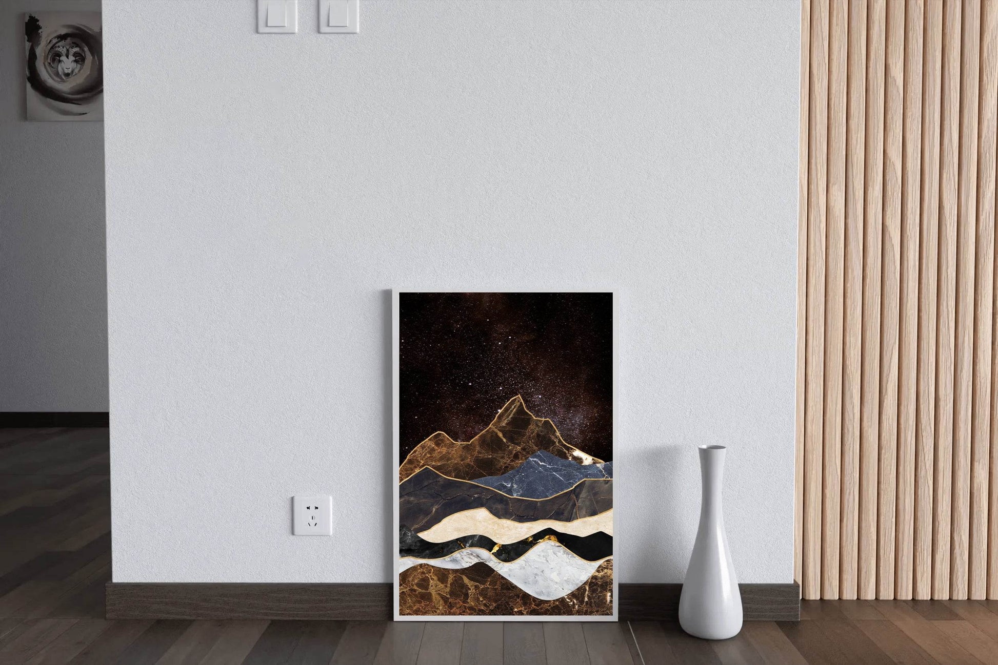 Marbled Peaks Modern Wall Art - beink online art store