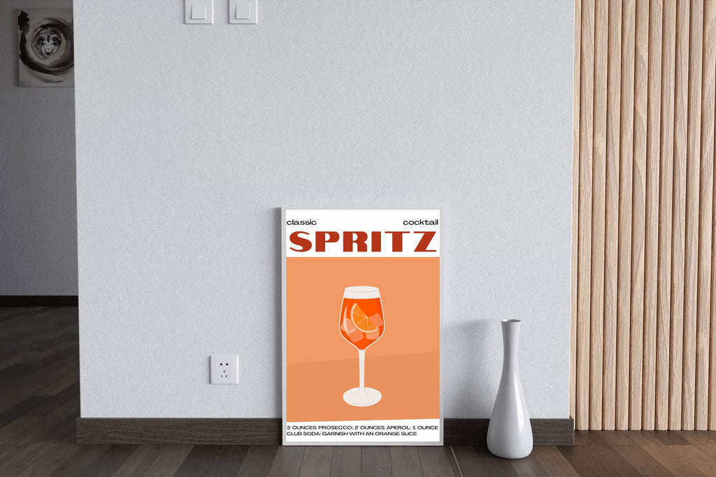 Spritz Cocktail In Glass Wall Art - beink online art store