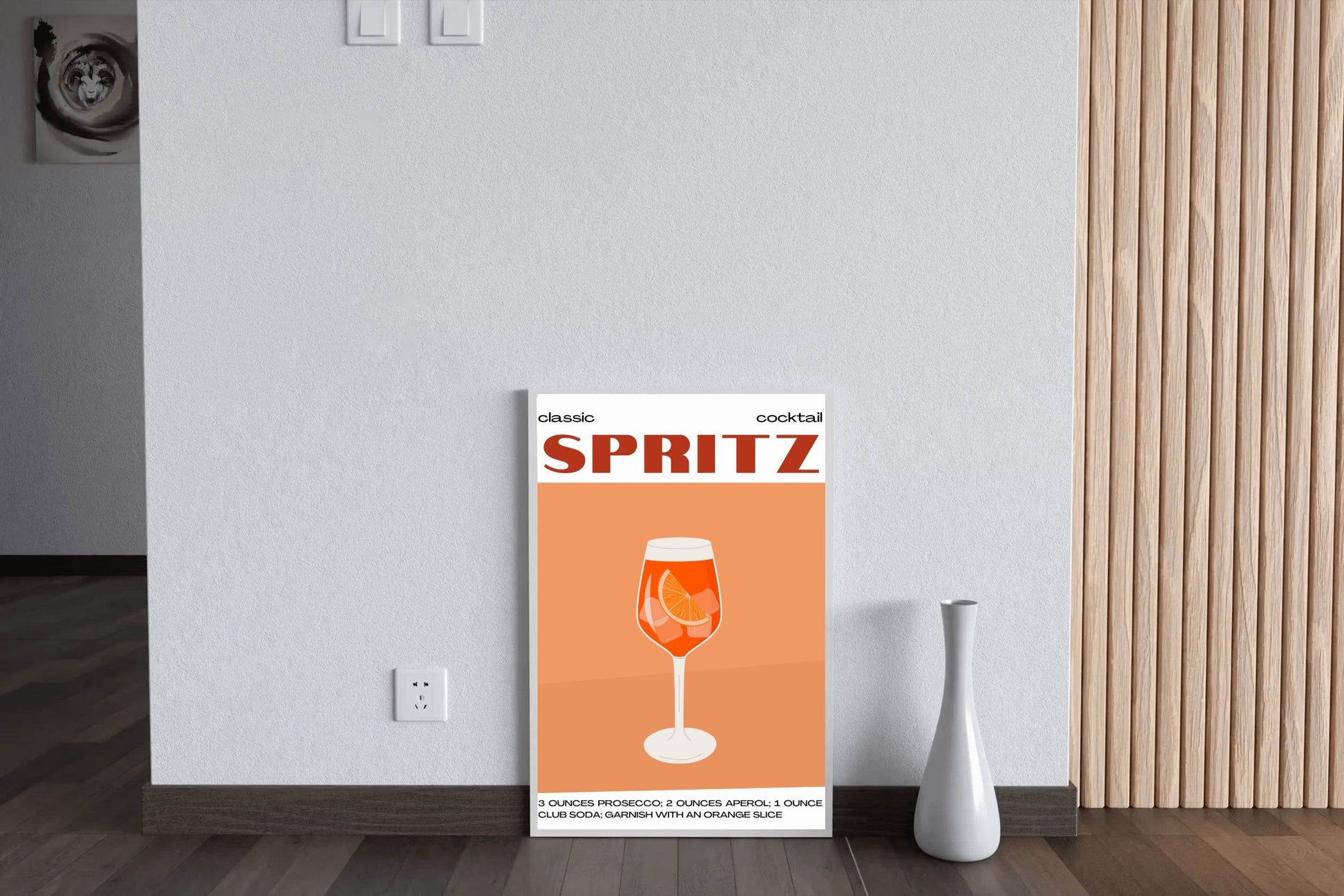Spritz Cocktail In Glass Wall Art - beink online art store