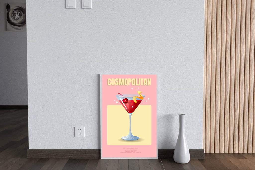 Cocktail Cosmopolitan Wall Art - beink online art store