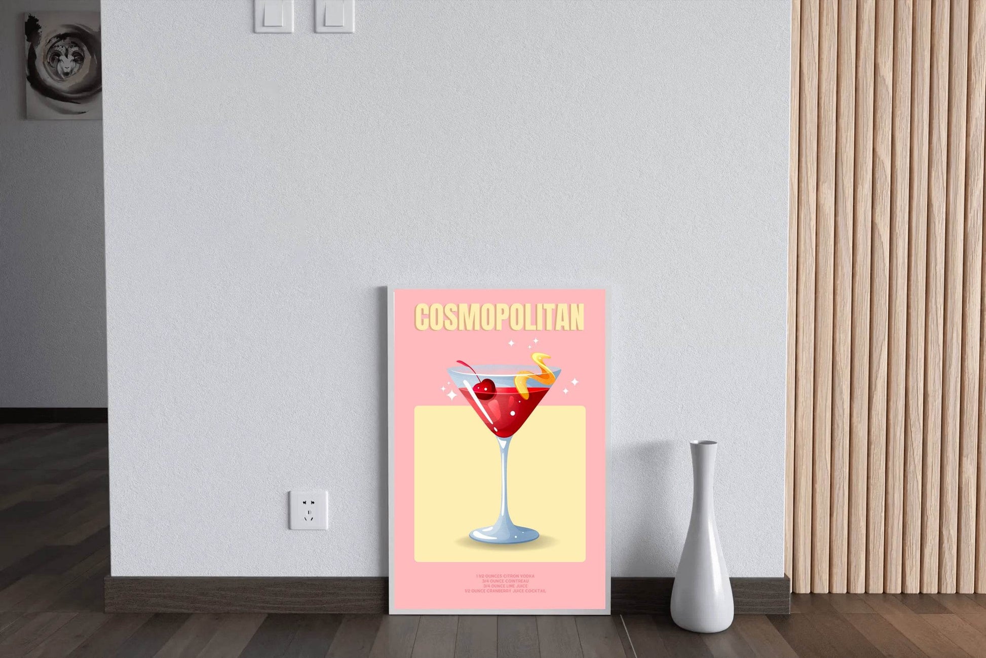 Cocktail Cosmopolitan Wall Art - beink online art store