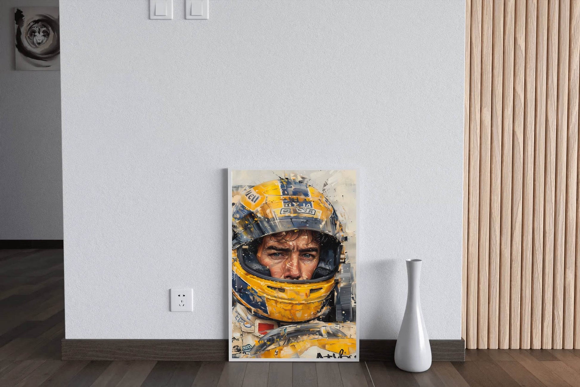 Casket Hat Yellow Wall Art - beink online art store
