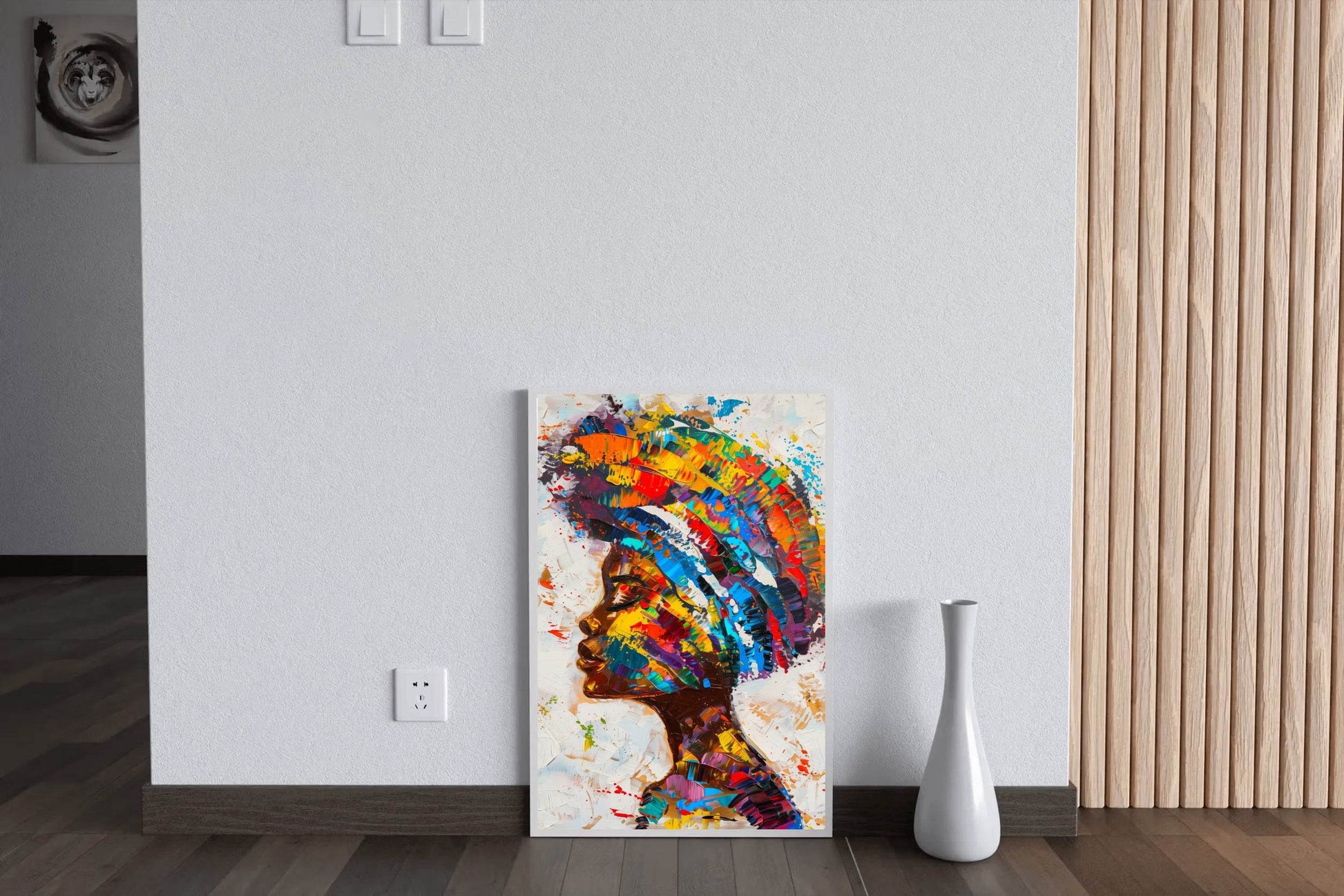African Woman Portrait Wall Art - beink online art store
