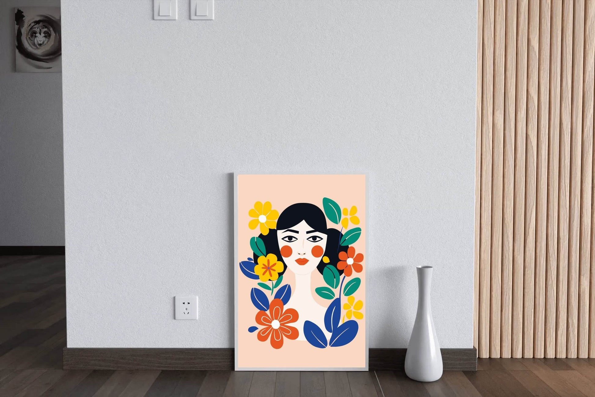 Flower Girl Wall Art - beink online art store