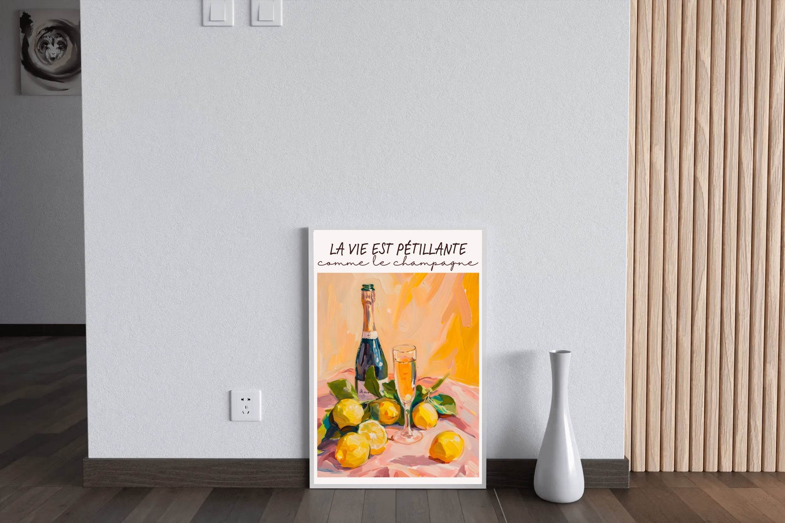 Petillant Naturel Wall Art - beink online art store