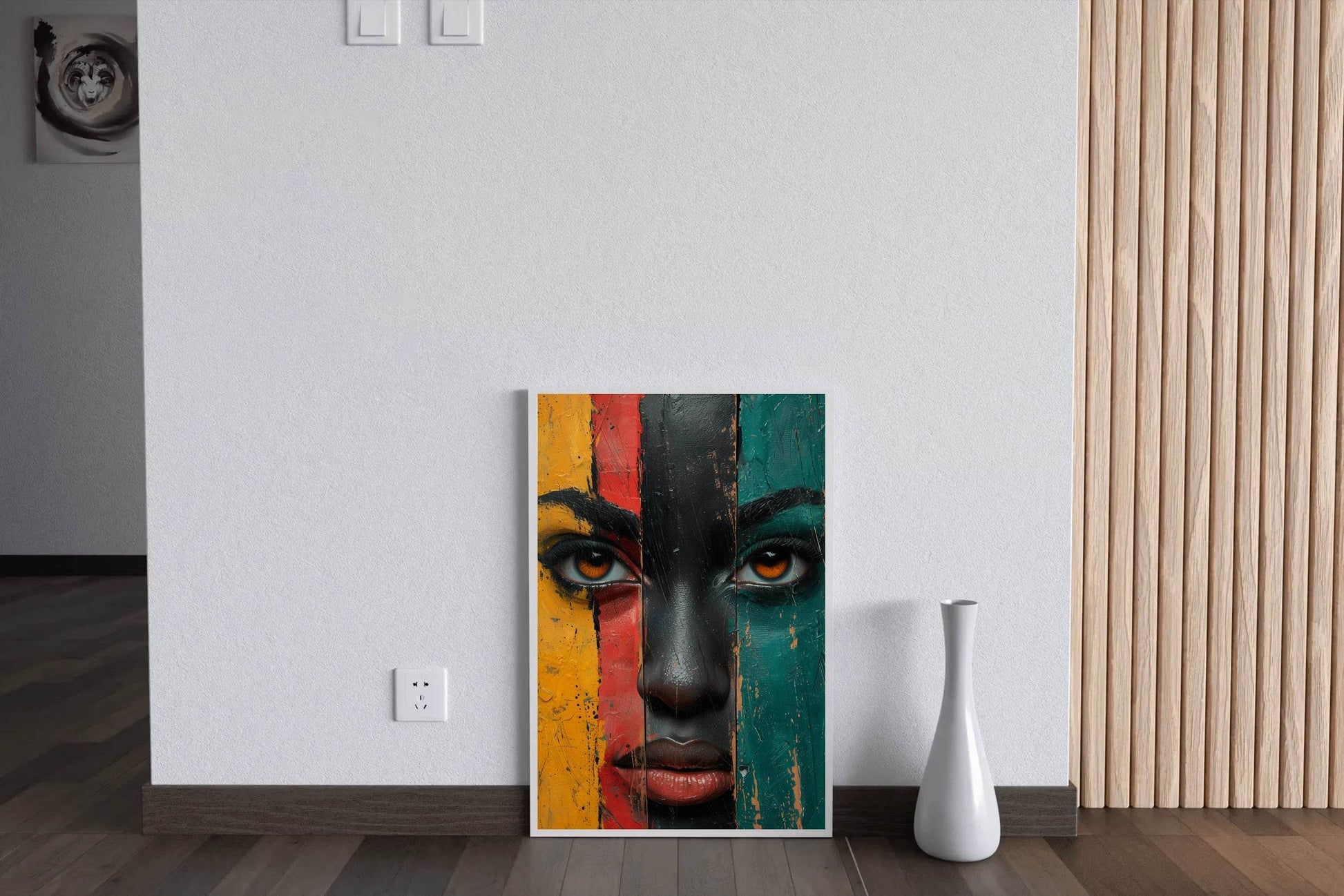 African Ethnic Woman Wall Art - beink online art store