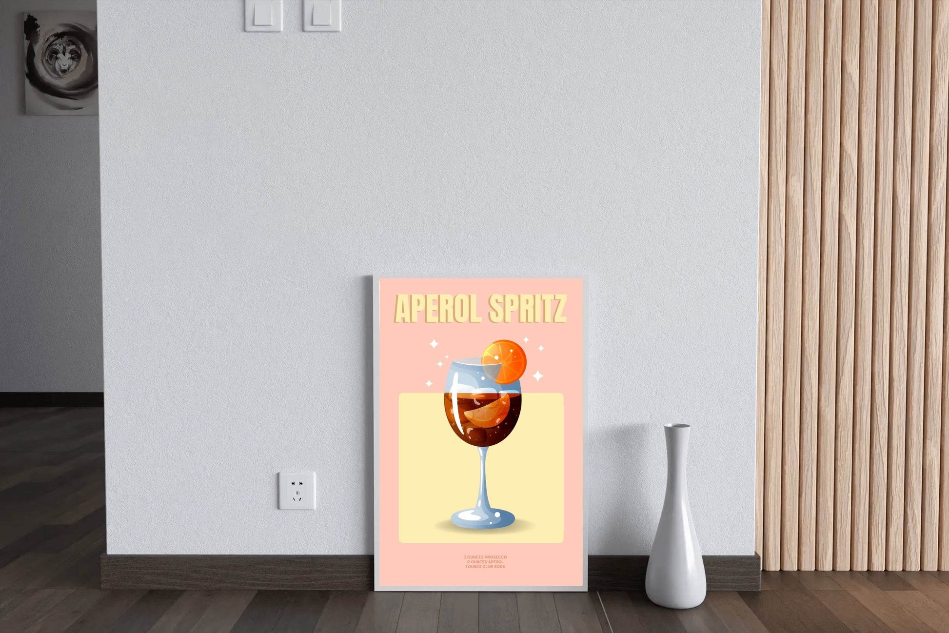 Orange Carbonated Cocktail Wall Art - beink online art store