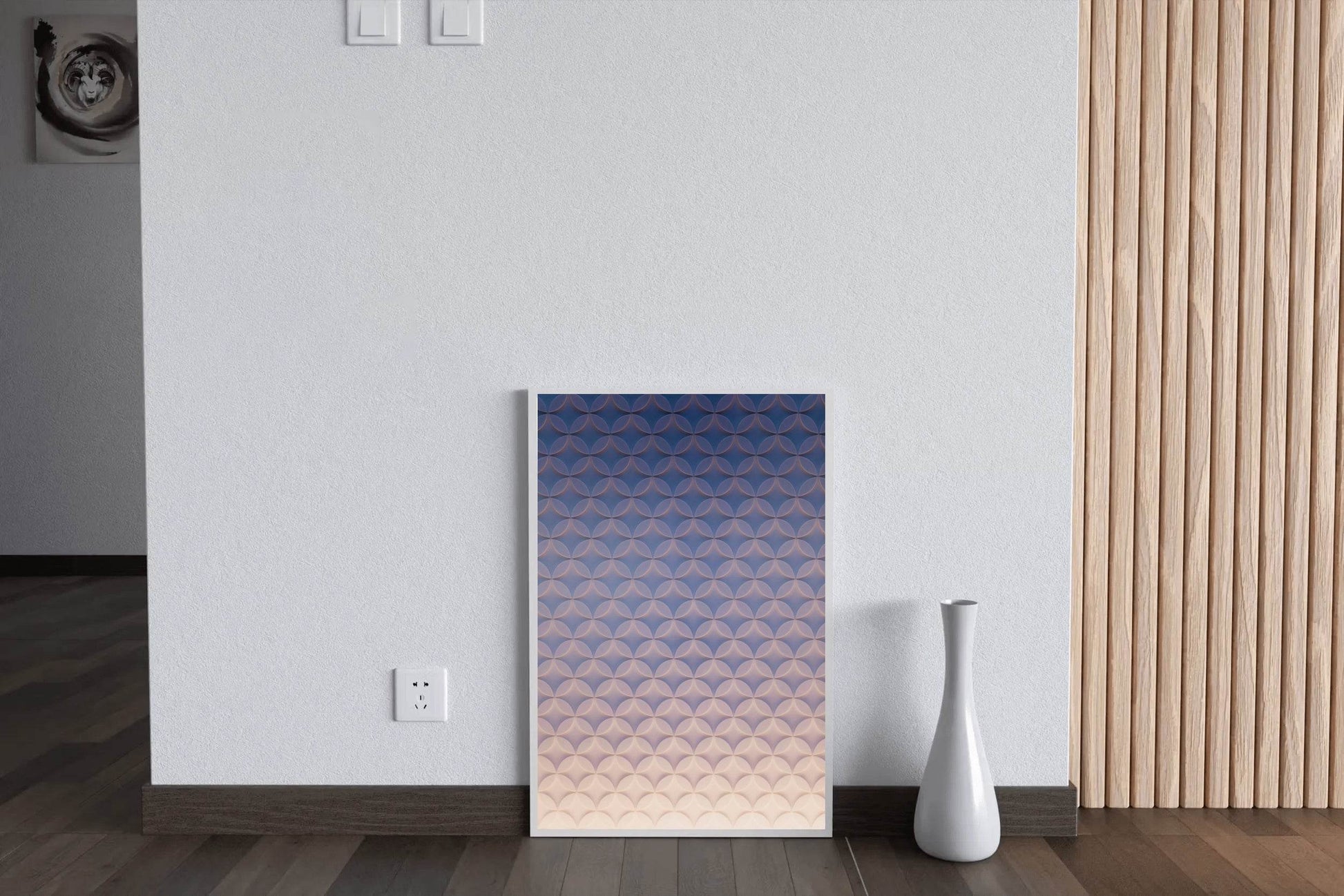 Check Pattern Abstract Wall Art - beink online art store