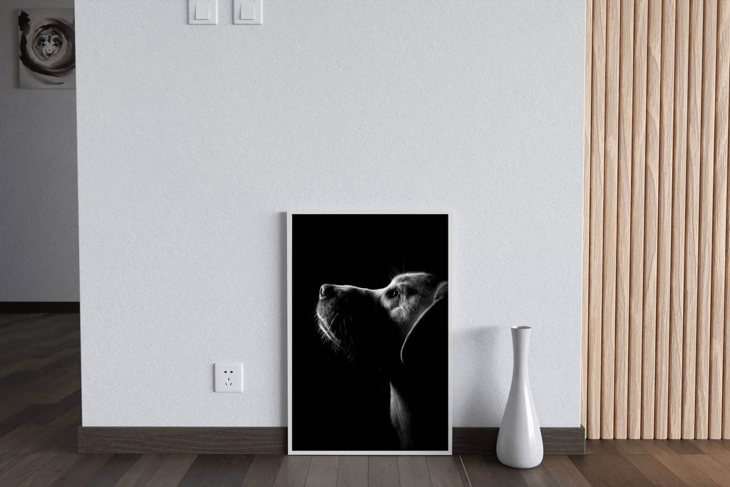 Retriever Black & White Wall Art - beink online art store