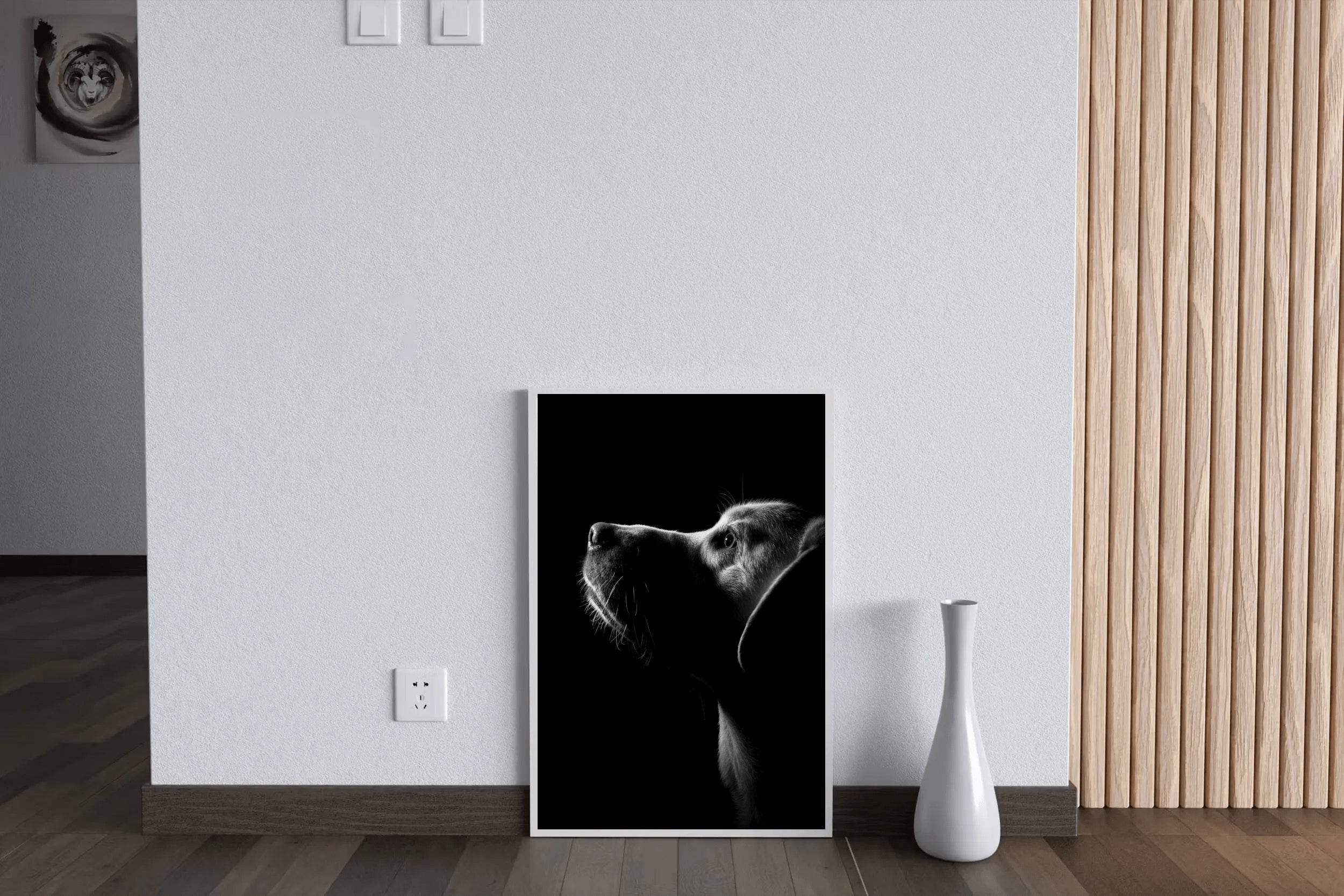 Retriever Black & White Wall Art - beink online art store