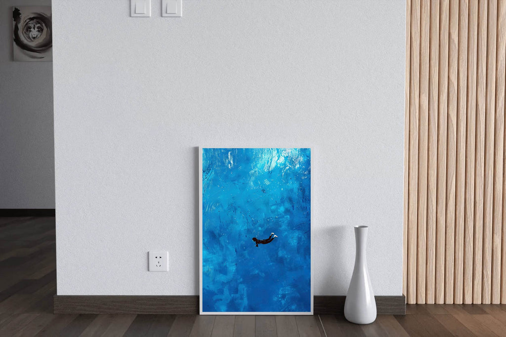 Diving Painting Wall Art - beink online art store
