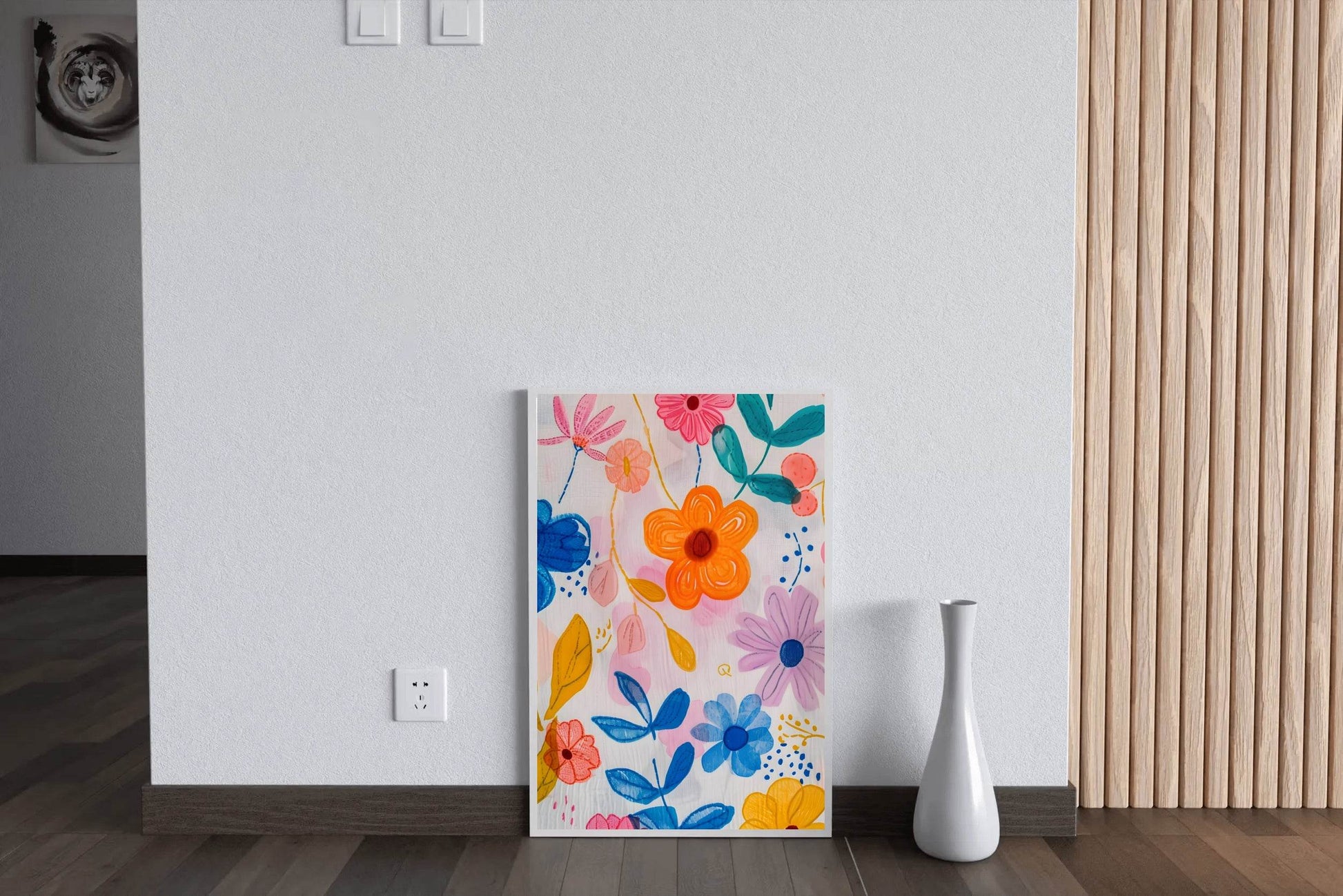 Multicolor Flowers Painting Digital Art - beink online art store