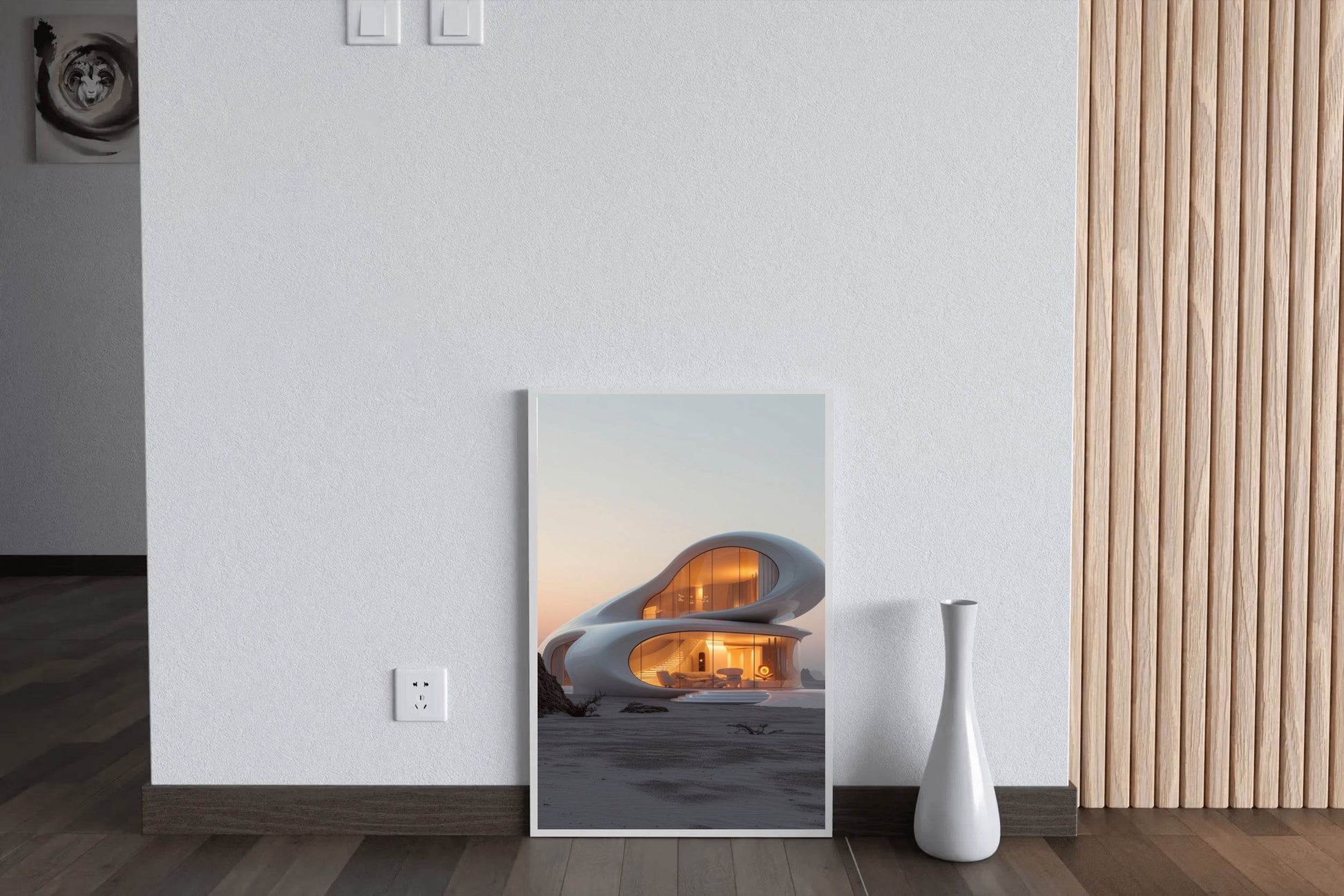 Modern architecture sketch Wall Art - beink online art store
