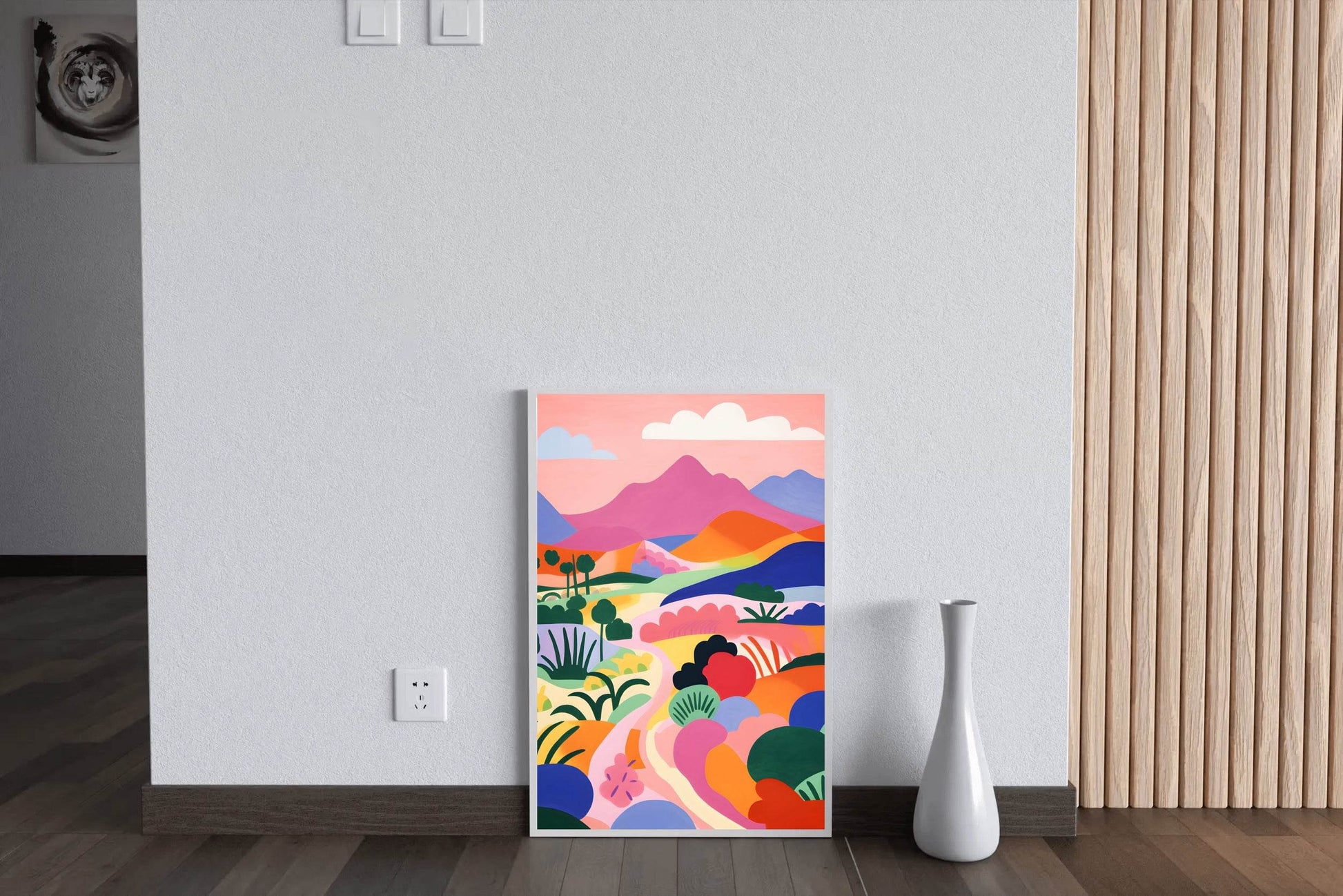Beautiful Mountain Path Painting Art - beink online art store