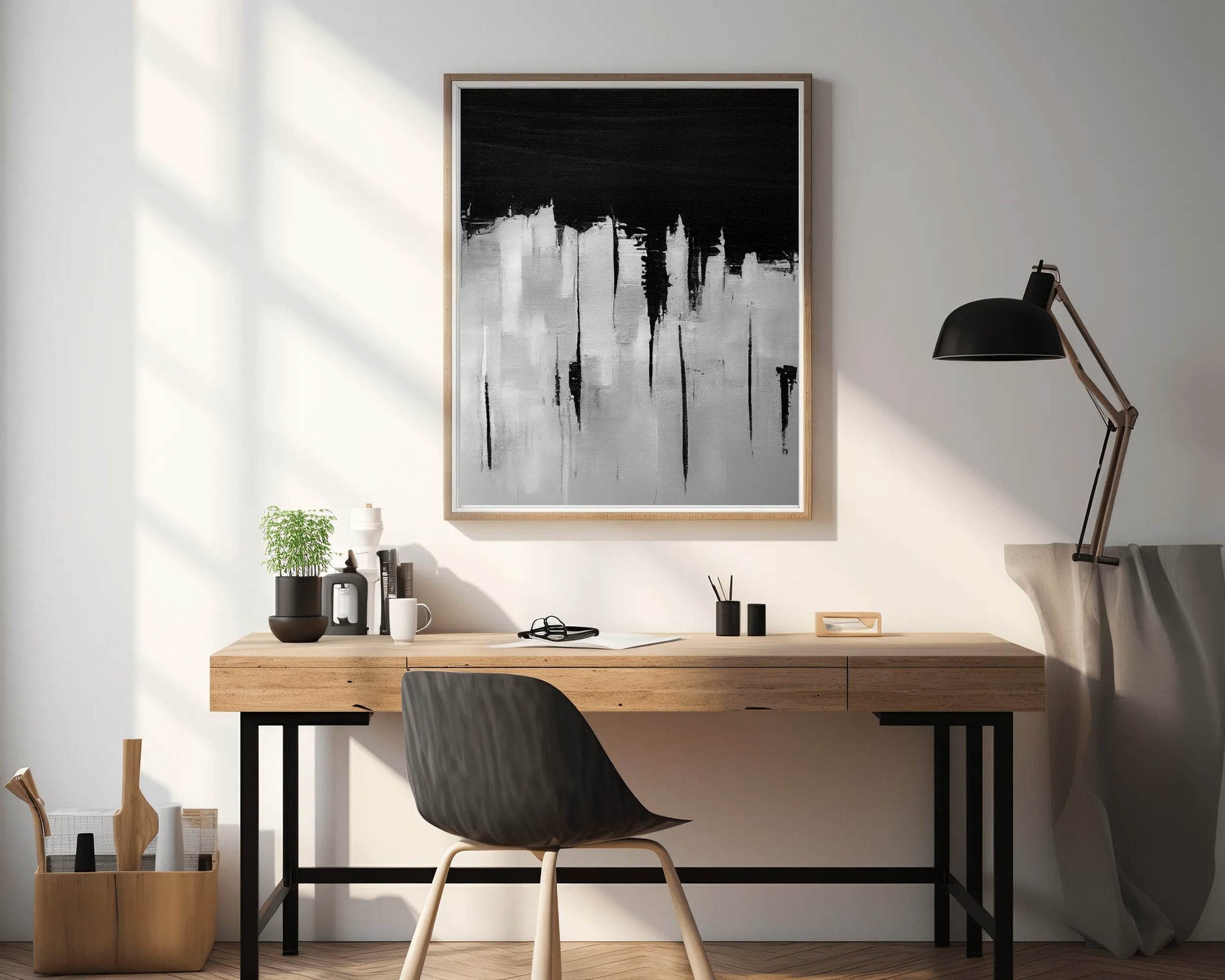 Black and White Abstract Wall Art - beink online art store