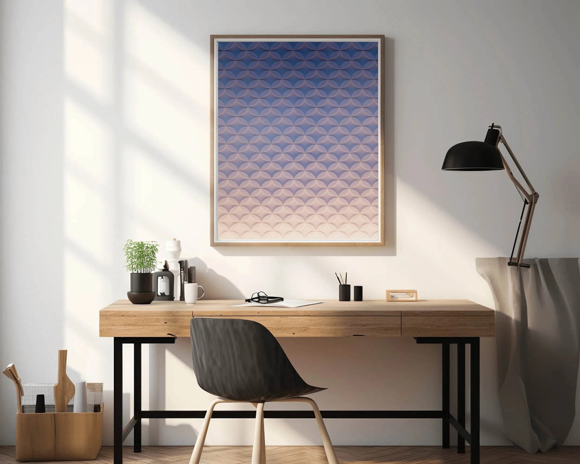 Check Pattern Abstract Wall Art - beink online art store