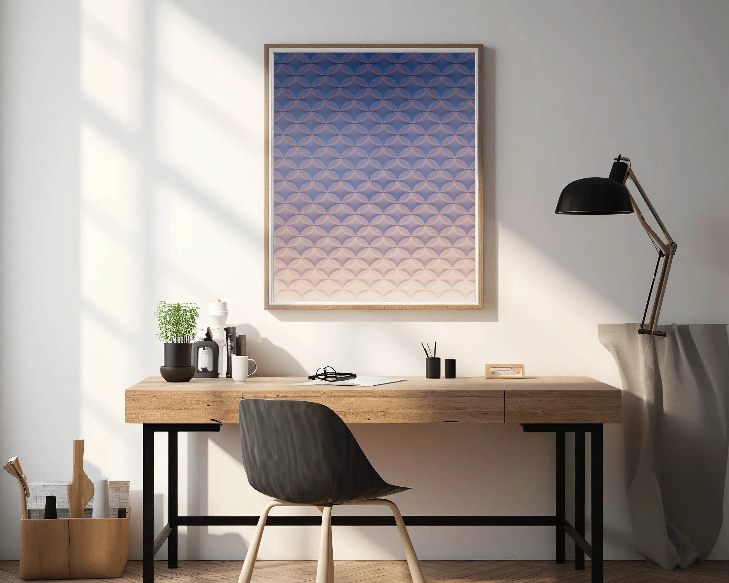 Check Pattern Abstract Wall Art - beink online art store