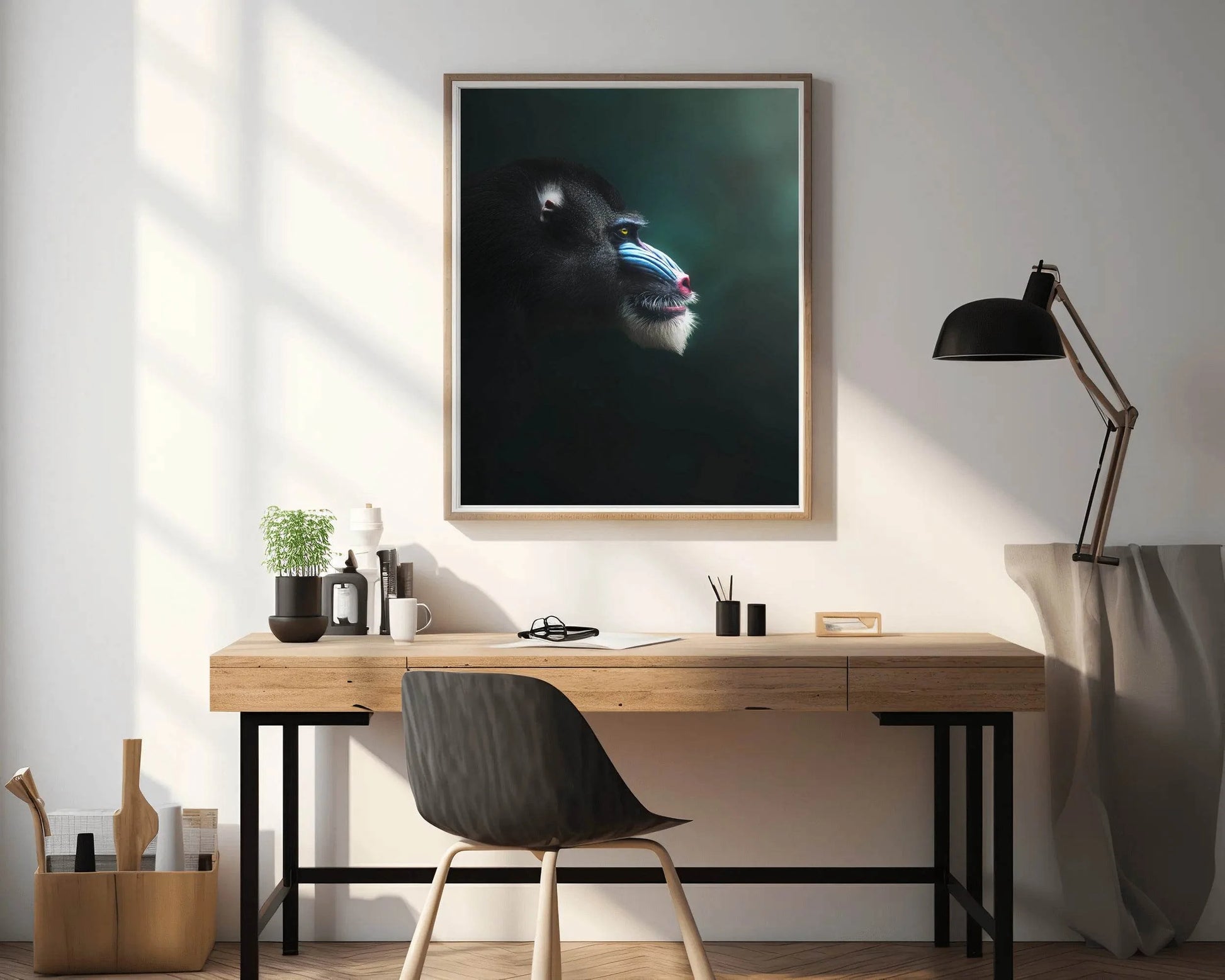 Mandrill Monkey Animal Wall Art - beink online art store