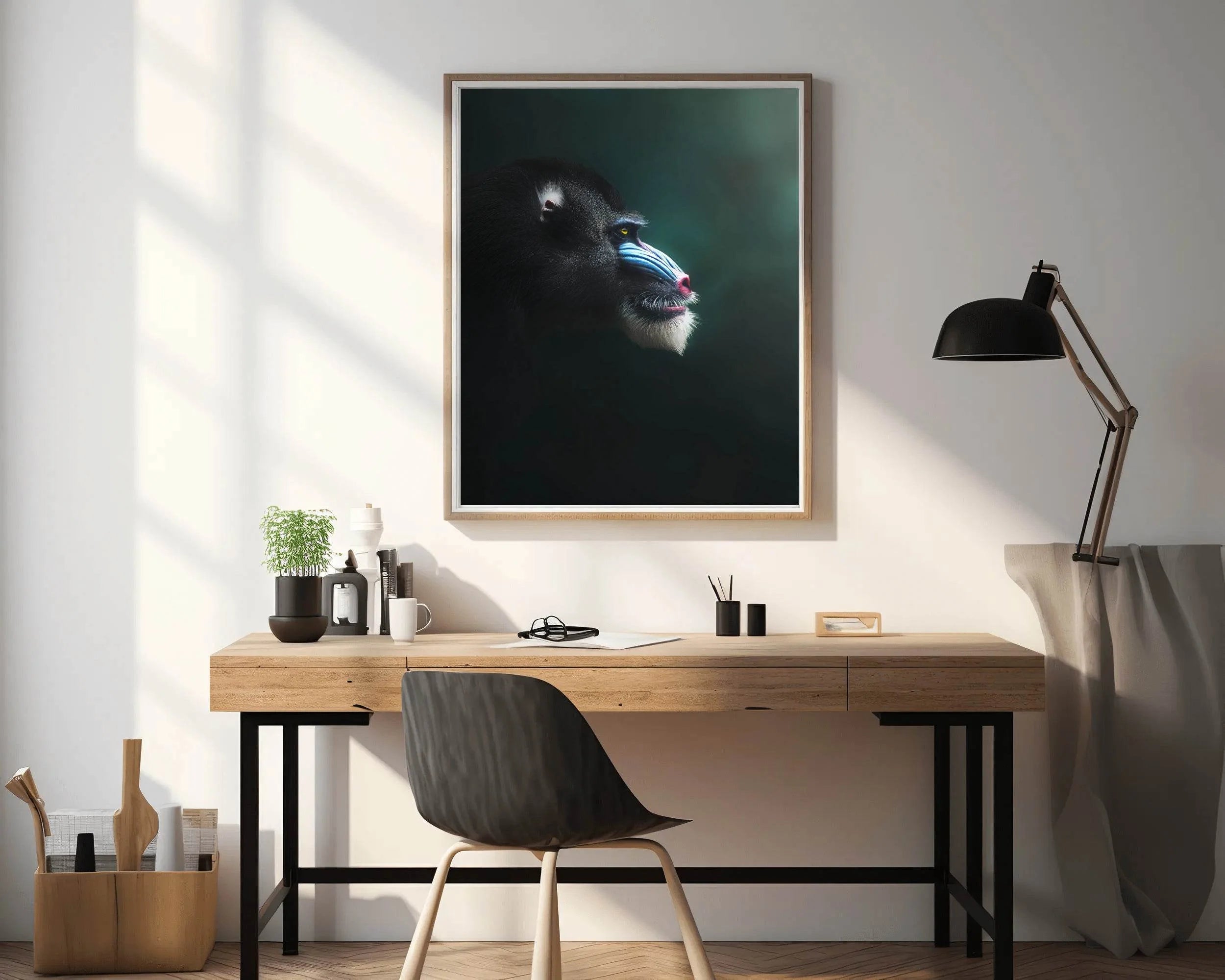 Mandrill Monkey Animal Wall Art - beink online art store