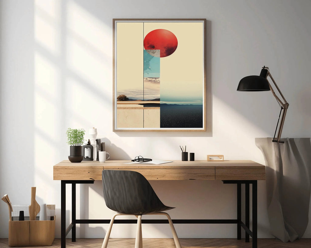 Creative Digital Collage Abstract Wall Art - beink online art store