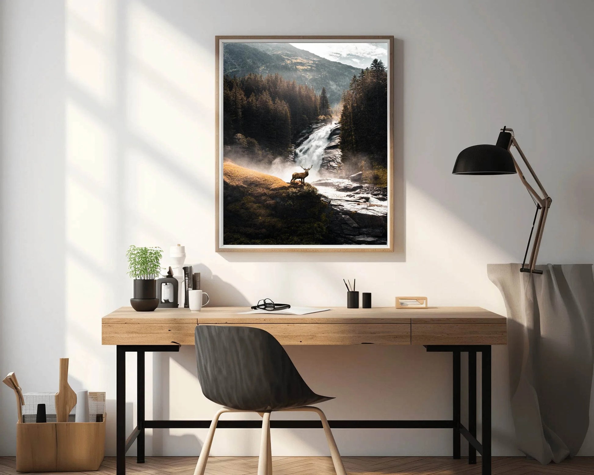 Scottish Red Deer Animal Wall Art - beink online art store