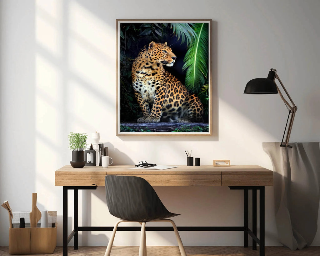 Indochinese Leopard Wall Art - beink online art store