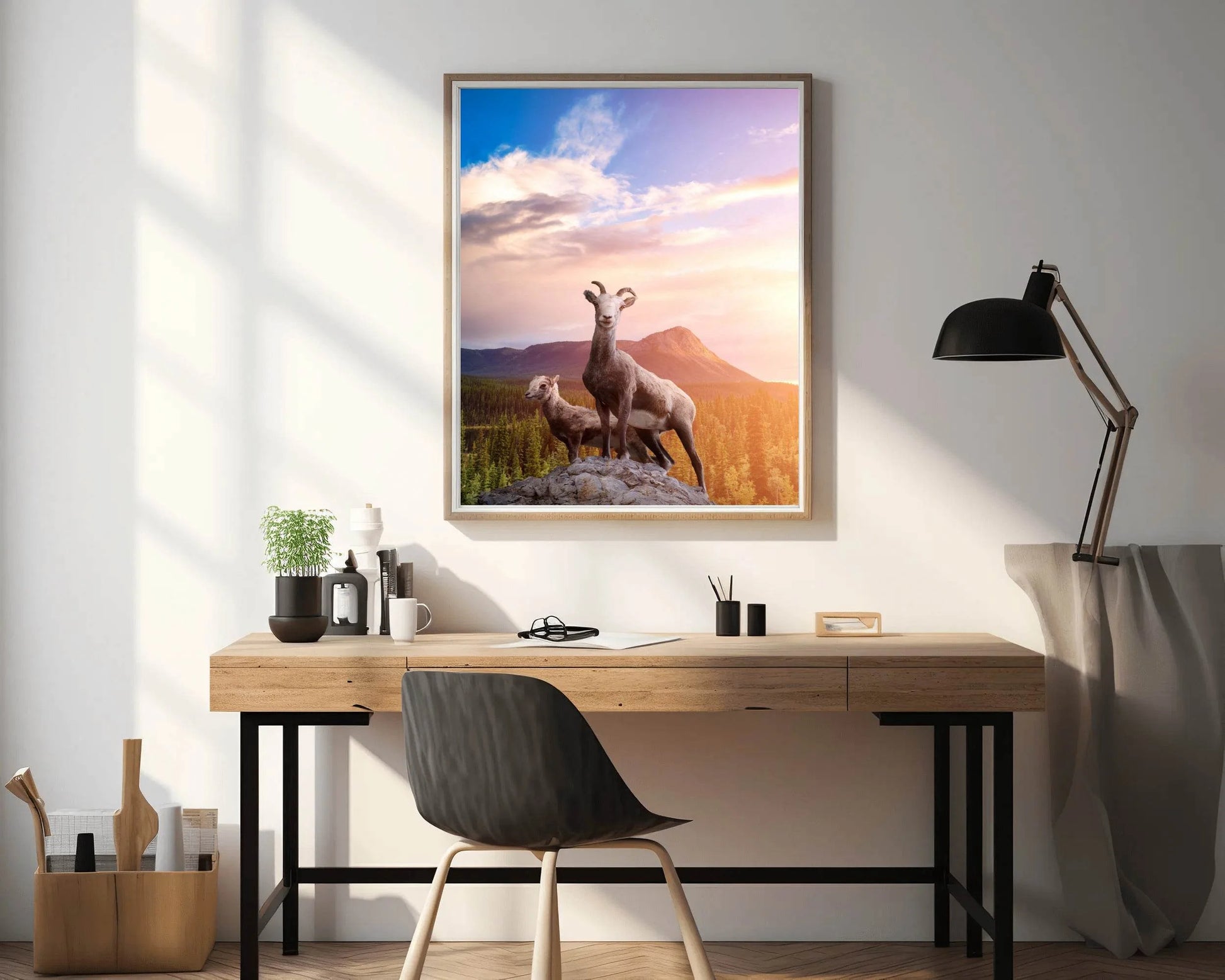 Desert Bighorn Sheep Wall Art - beink online art store