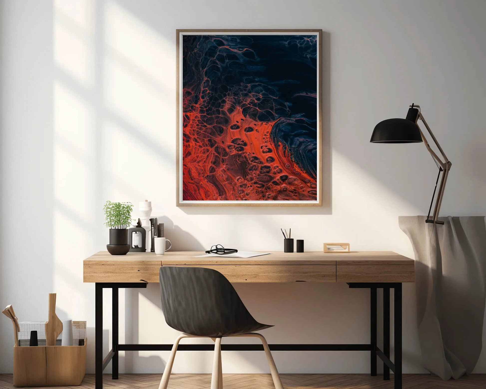 Fire burning Abstract Wall Art - beink online art store