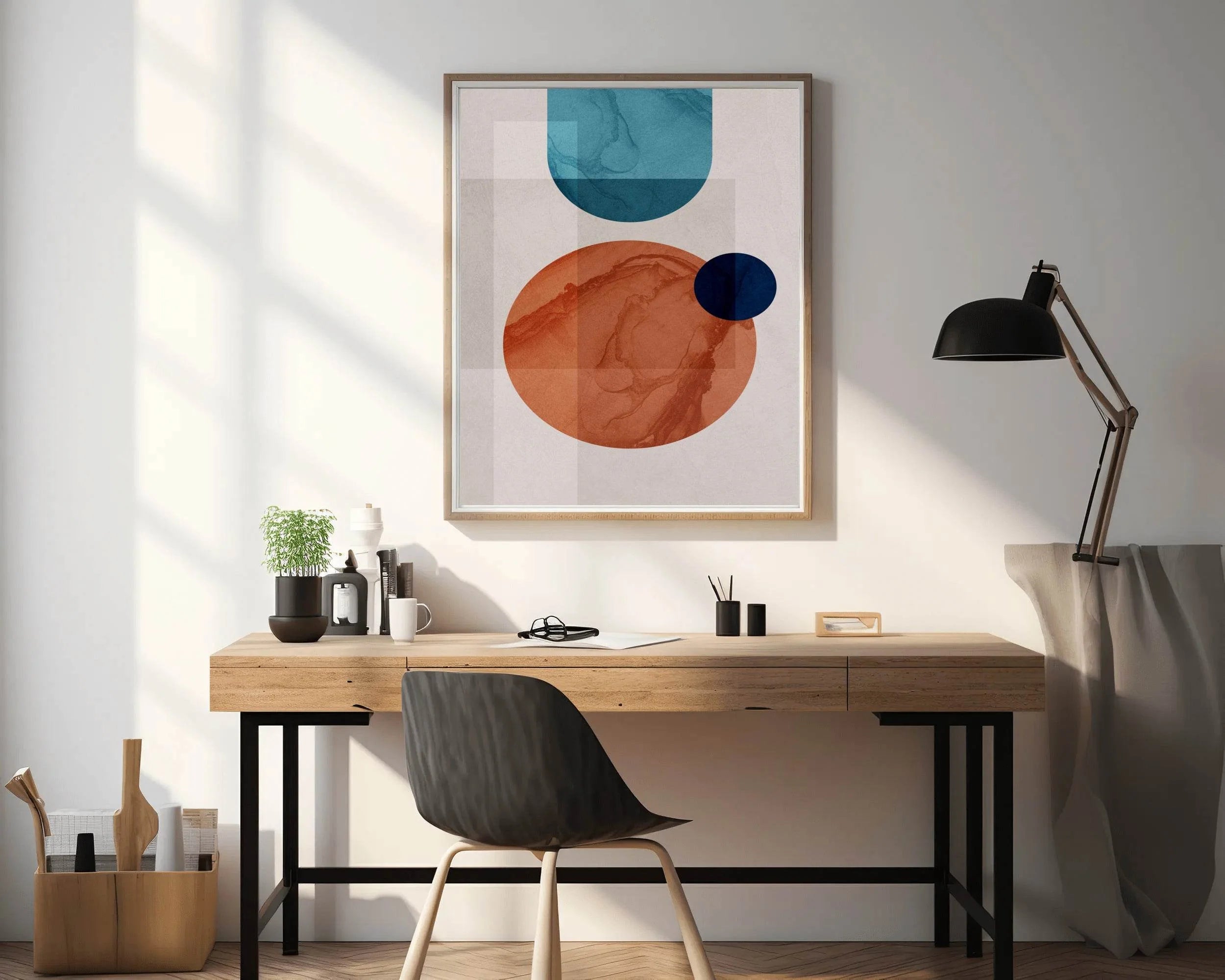 Creative Geomtric Shape Abstract Wall Art - beink online art store