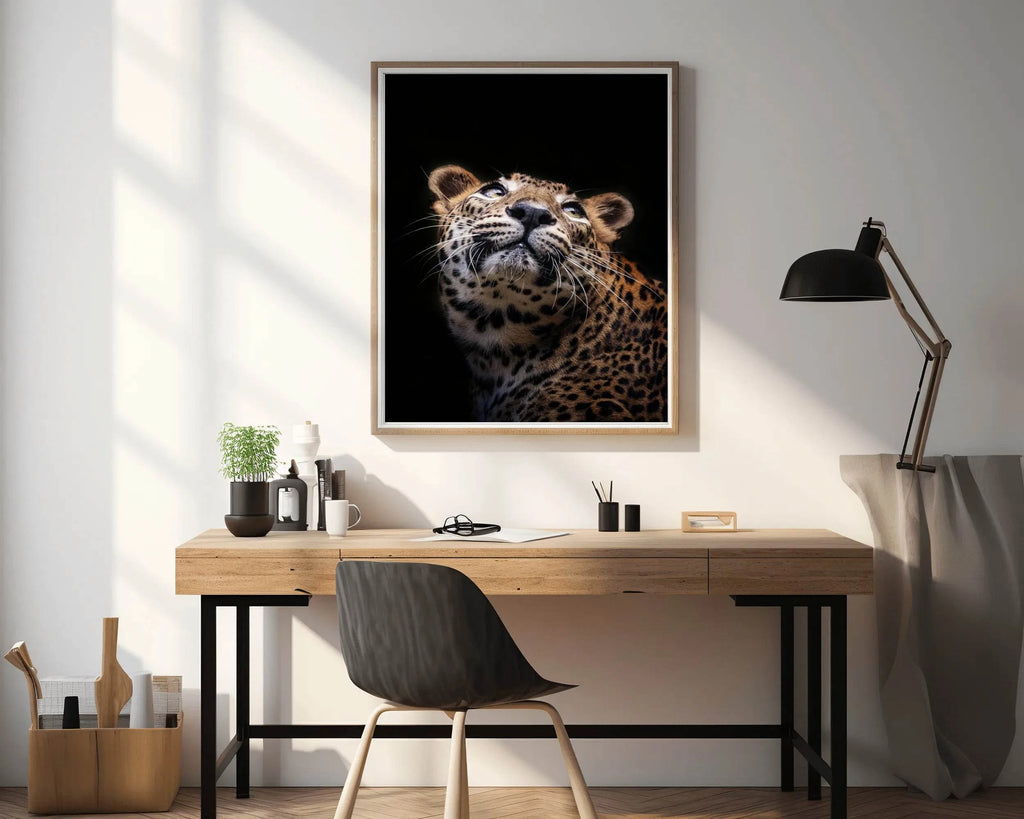 Sri Lankan Leopard Animal Wall Art - beink online art store