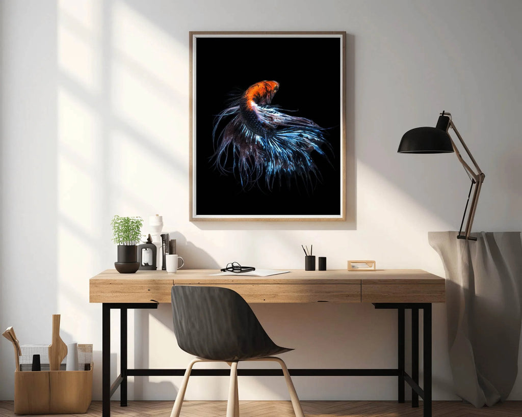 Siamese Fighting Fish Animal Wall Art - beink online art store