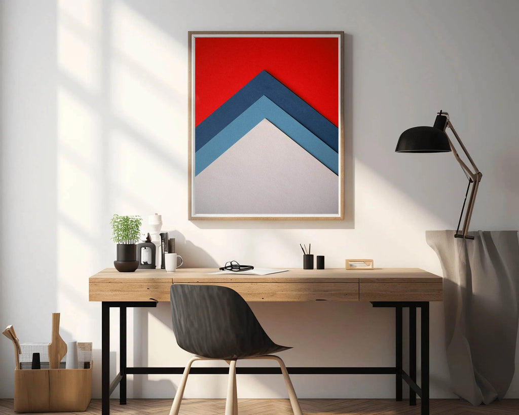 Multicolor Papers Abstract Wall Art - beink online art store