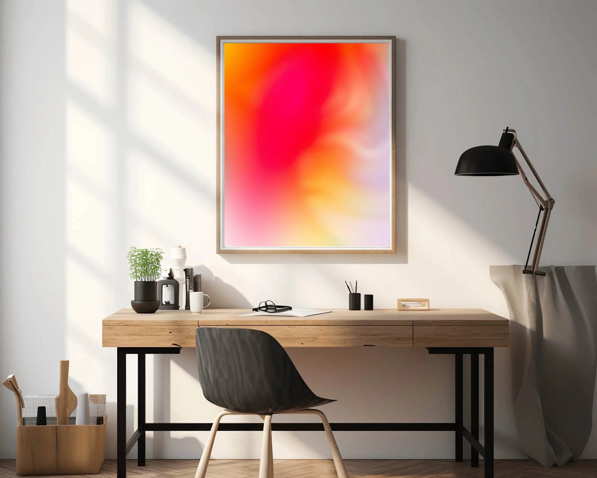 Fire Color Background Abstract Wall Art - beink online art store