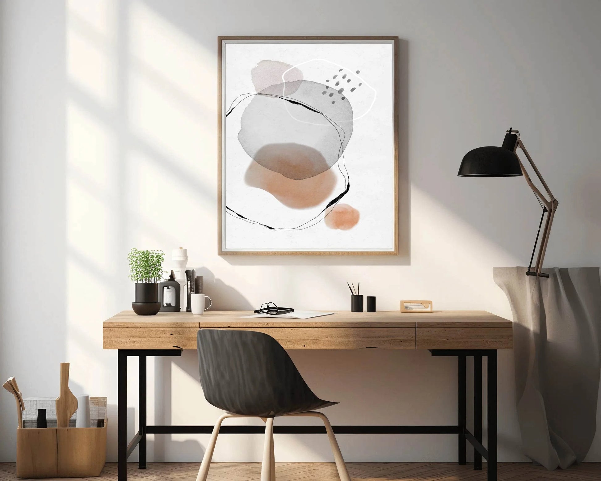 Water Color Mark Abstract Wall Art - beink online art store