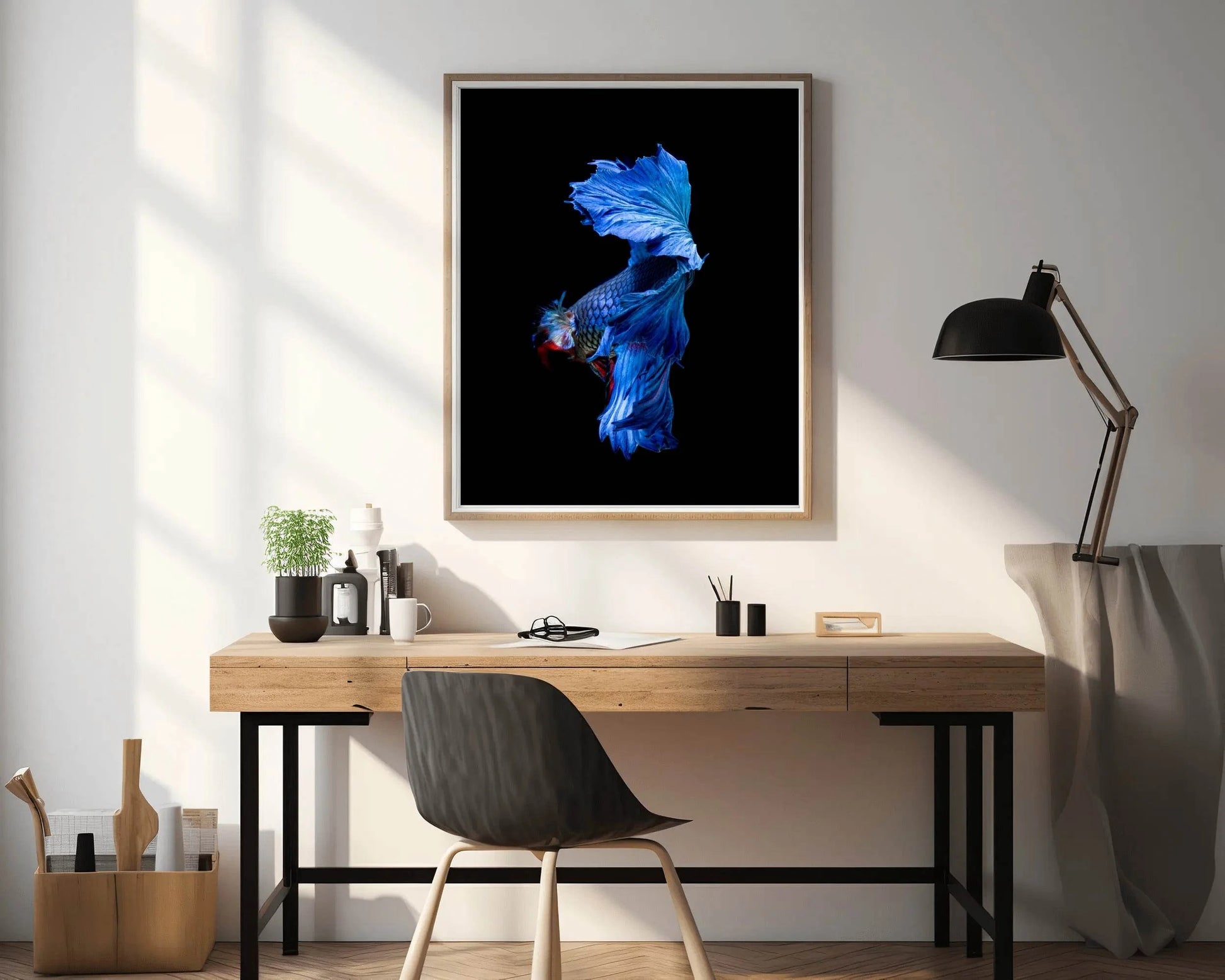 Siamese Fighting Fish Animal Wall Art - beink online art store
