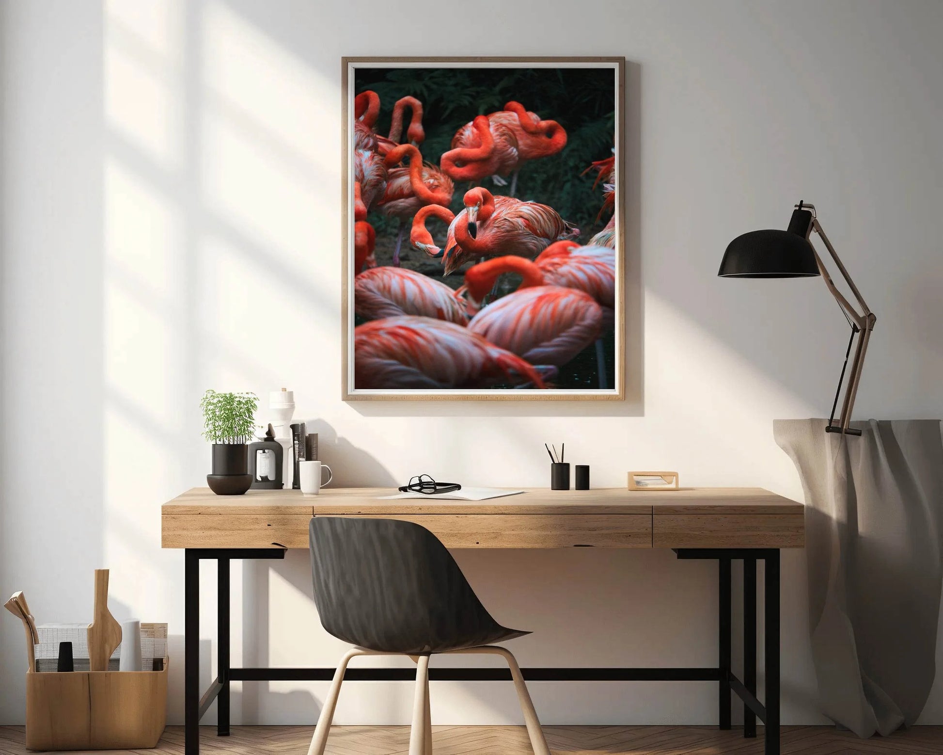 American Flamingo Bird Wall Art - beink online art store