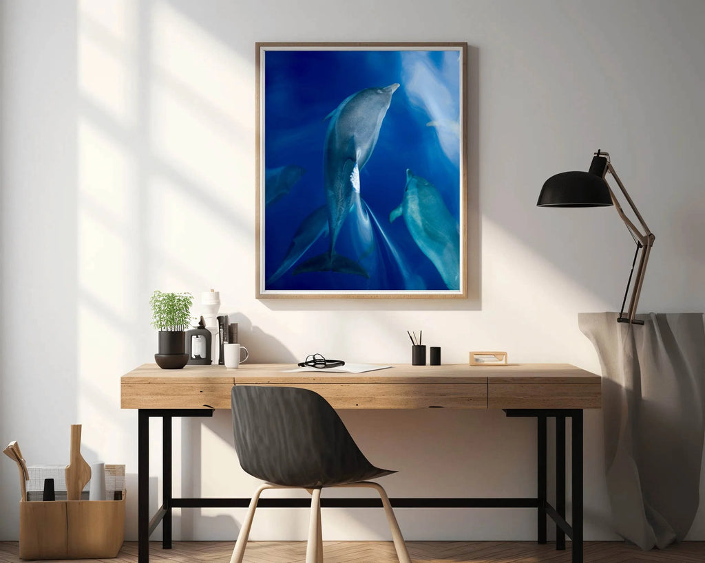 Common Bottlenose Dolphin Wall Art - beink online art store
